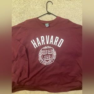 Harvard cropped sweatshirt